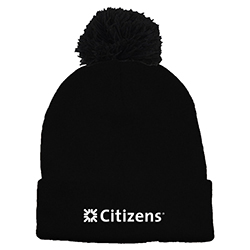 LONG KNIT BEANIE WITH POM