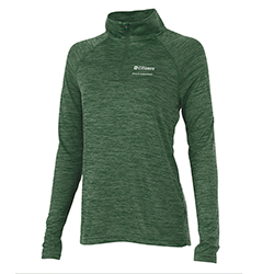 WOMEN'S SPACE DYE PERFORMANCE PULLOVER