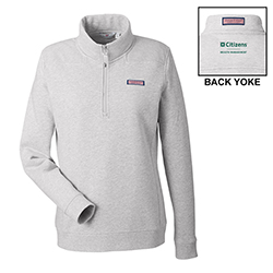 VINEYARD VINES WOMEN'S QUARTER-ZIP SHEP SHIRT