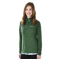 WOMEN'S SPACE DYE PERFORMANCE PULLOVER