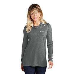WOMEN'S SPORT-TEK POSICHARGE TRI-BLEND PULLOVER