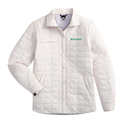 WOMEN'S  QUILTED SHIRT JACKET