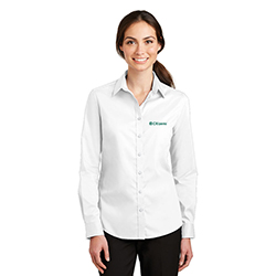WOMEN'S PORT AUTHORITY SUPERPRO TWILL SHIRT
