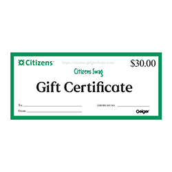 $30 GIFT CERTIFICATE