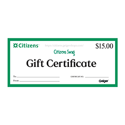 GIFT CERTIFICATE - $15